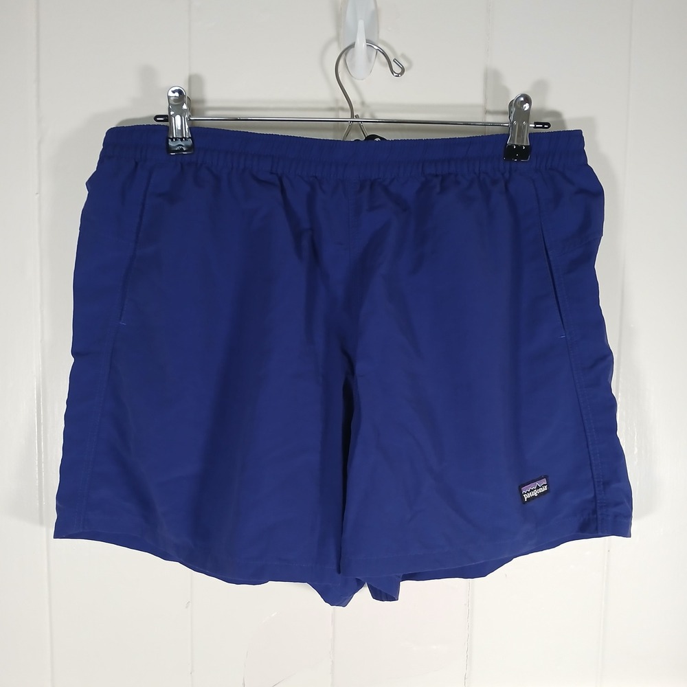 Patagonia Baggies Shorts Womens L Blue 57056SP11 Nylon Activewear